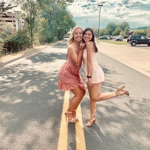 Blush colored summer dress! Size M